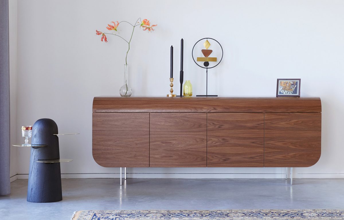 Modern Sideboard In Walnut Design By Ronald Knol