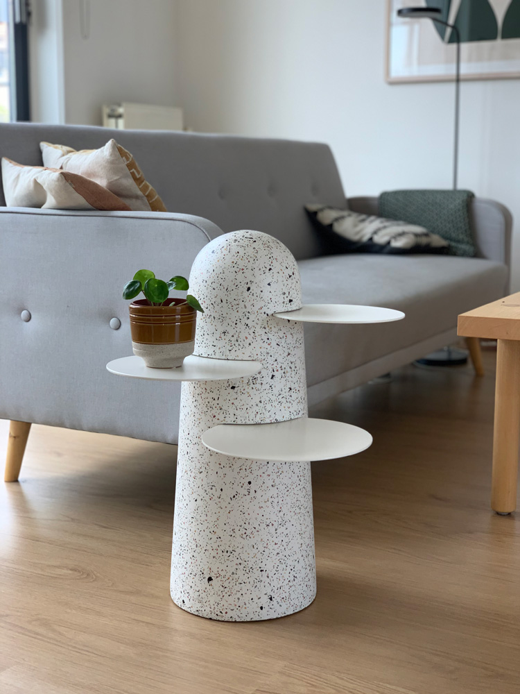 beistelltisch terrazzo kunden